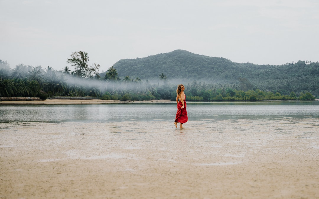 Photo red dress